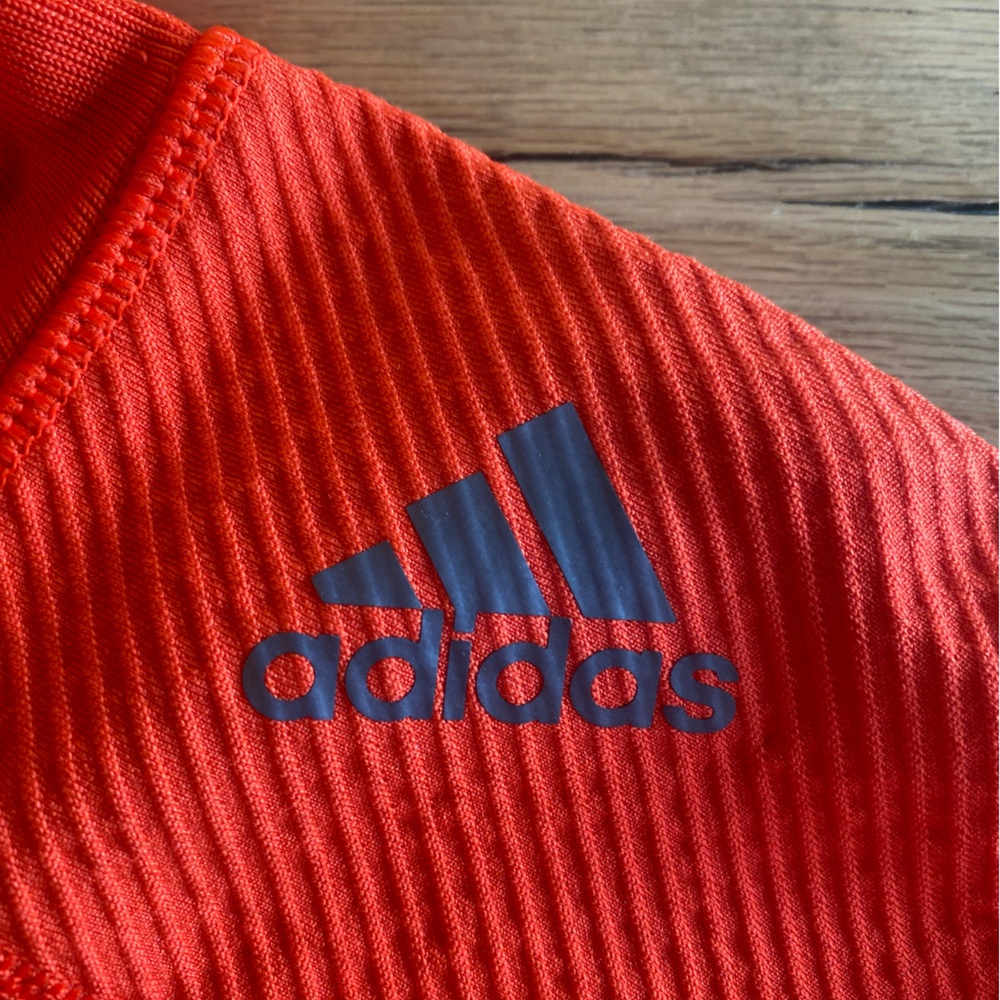 adidas Orange Sweatshirt Comfortable and Stylish - Picture 3 of 11